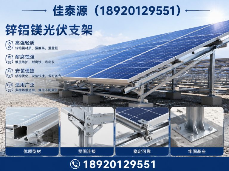 河西区光伏支架展示图